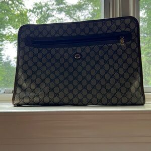 Gucci GG Canvas Clutch - Vintage
